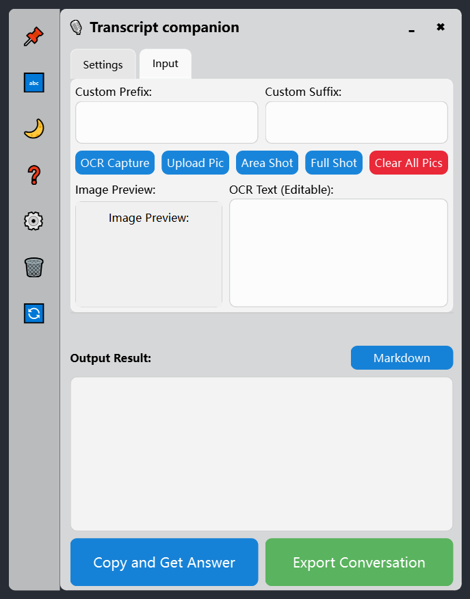 Light Theme Settings Interface